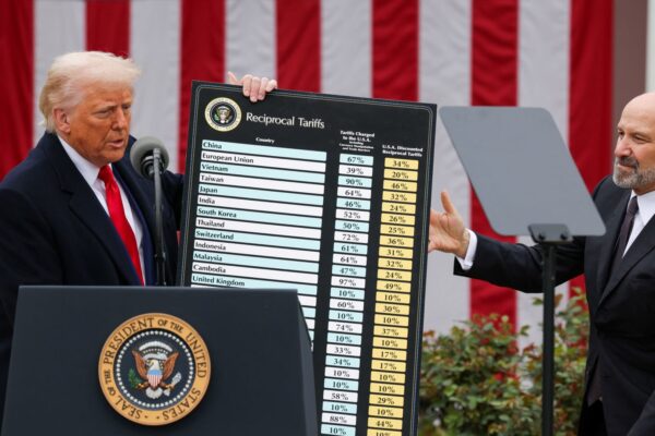 Trump official says 10% tariffs will stick around 108125742 17436847542025 04 02t203852z 964941409 rc2wpdayyfw0 rtrmadp 0 usa trump tariffs.jpeg